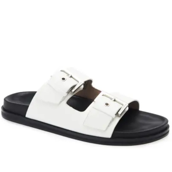 All Saints Mia Double Strap Slide Sandal sz 40